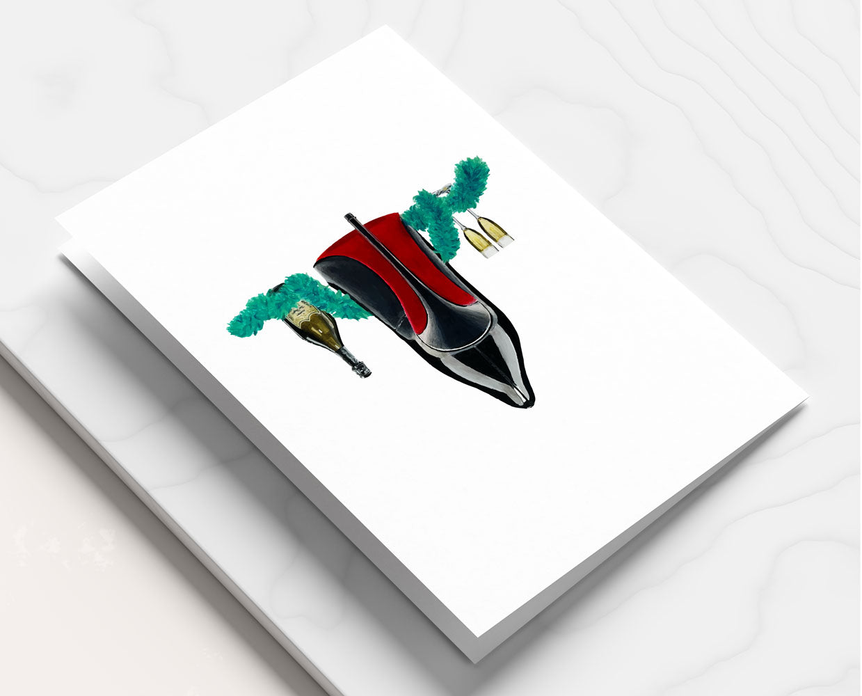 Red Bottoms Greeting Card